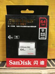 sandisk闪迪 64G CFast2.0高速相机存储卡515M mark ii/ARRI Amir