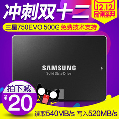 Samsung/三星 MZ-750500B/CN750EVO 500G SSD台式笔记本固态硬盘