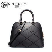 Qi XI-autumn 2015 new BLK women bag handbag bag leather rhombic shell Pack medium brief bag