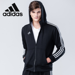 正品Adidas阿迪达斯男装2016新款 秋冬运动外套 连帽防风夹克