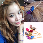 Retro Korean color rabbit ears know NI Barrette hair clip bangs clip a clip by Japan and South Korea jewelry tiara