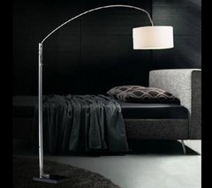 现代简约时尚客厅落地灯钓鱼灯书房卧室床头灯创意不锈钢落地灯具