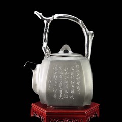 收藏锡壶茶壶整套茶具套装大号套组-重量级-锡器-手工赖庆国大师