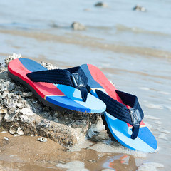 情侣人字拖鞋户外休闲沙滩鞋韩版男女夹脚透气防滑凉拖鞋夏季