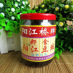 4罐包邮阳江豆豉阳江桥牌即食豆鼓蒜蓉风味210g玻璃罐装阳江特产
