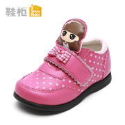 Shoebox autumn new Velcro shoe children's shoes cute bow girls casual shoes 1115434006