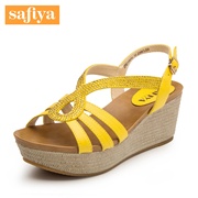 Safiya/Sophia summer leather comfort Sandals open toe rhinestone SF52115014