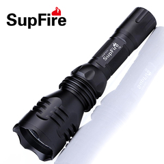 SupFire神火Y9强光手电筒远防水射充电套装CREEQ5LED超强聚光