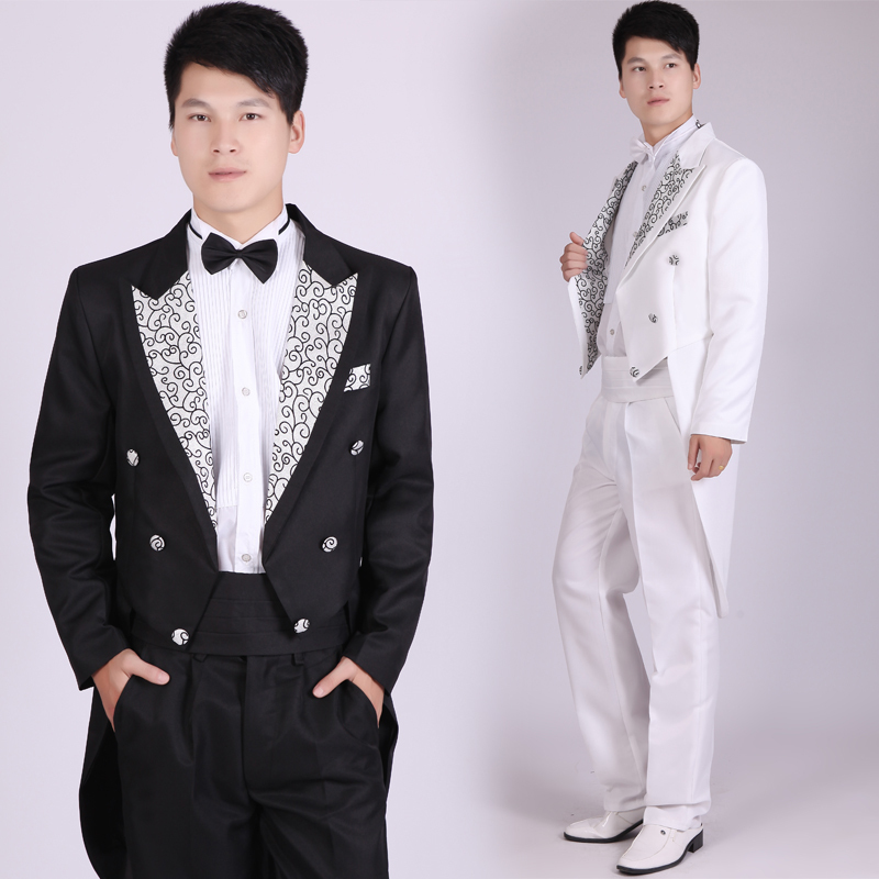 新款男裝禮服 魔術師舞台表演支持人燕尾服修身婚禮紳士西服套裝在類目 男裝, 西服套裝中 - 來自Buy2taobao.com提供專業的淘寶代購服務