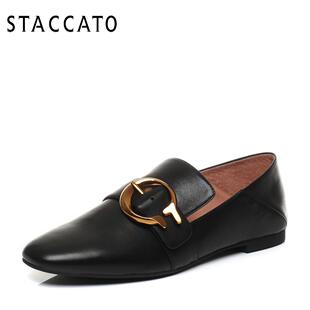 gucci香港專櫃可以打皮帶洞嗎 STACCATO 思加圖2020年秋季專櫃同款漆皮打蠟牛皮女皮鞋9D905CM7 gucci香港官