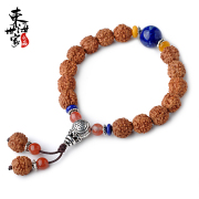 East Sea family of five petals vajra Bodhi Lapis bracelets raw seeds red skin waxing accessories beads bracelets woman