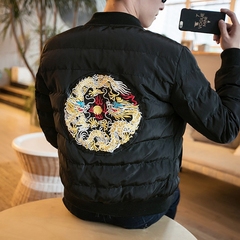 中国风冬季棉衣男青年韩版短款运动休闲棉服加厚修身大码学生外套