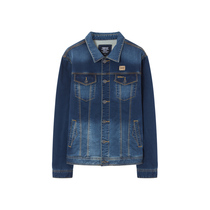 美特斯邦威2015秋装新款男潮时尚百搭柔软牛仔茄克吊牌价339元