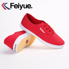 正品飞跃鞋情侣红色跑步鞋透气旅游球鞋中国质造运动鞋休闲板鞋