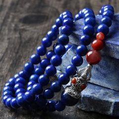 Produced strong lapis lazuli rings on female South Onyx bracelet 925 Silver too nosy 6MM Circle members seconds