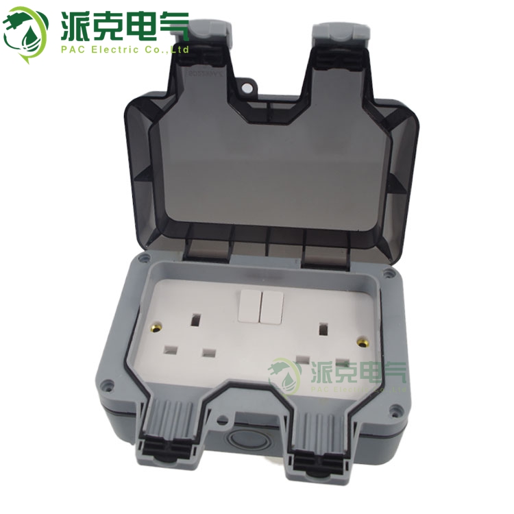 IP66 British standard Ming Zhuang outdoors waterproof 13A socket Socket band switch Britain dustproof waterproof socketin the Electronic/Electrician , Outlet , Power outlet category - from Buy2taobao.com to provide professional Taobao agent buy service