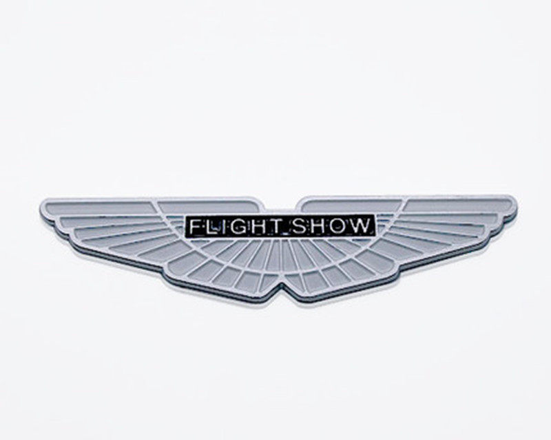 翼贴  阿斯顿马丁飞行秀金属车标 阿斯顿马丁车尾侧标个性改装