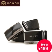 Honggu Hong Gu automatic counters authentic 2015 new commercial wind alloy buckle leather belt 1557