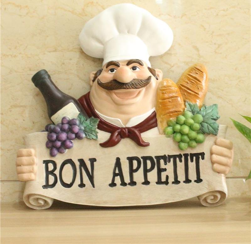 欧式创意西餐厅柜台摆件厨师人物装饰品酒柜咖啡馆蛋糕甜品店摆设