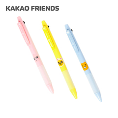 kakao friends 油性笔自动铅笔2 1三合一多功能学生便携书写笔