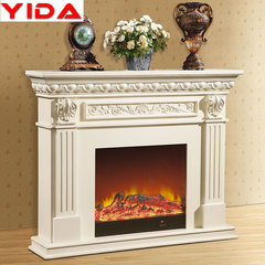 1.2/1.5/2米欧式壁炉装饰柜实木美式仿真火电壁炉芯白色电视柜