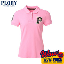 PLORY韩国衣恋正品夏新品女装休闲短袖POLO衫POHA523F01商场同款