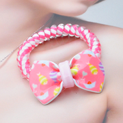 Ya na cute bows head children''s hair accessories Korean buckle rhinestone phone lines ring rope