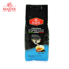 JUJIANG/巨匠 臻选意式浓缩风味咖啡豆 Espresso豆 蓝标1kg/袋装