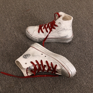 做旧板鞋女高帮图片