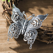 Ms Tai 925 Silver European fashion gorgeous Butterfly brooch new wild Thai silver pendant wave