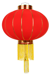 新年春节灯笼植绒大红灯笼喜庆装饰灯笼