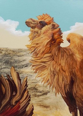 赵一鑫《微笑的骆驼》天津美院