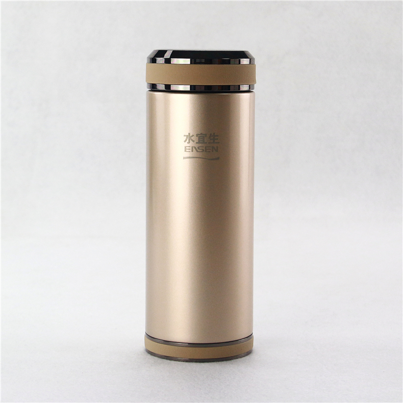 正品水宜生 高档真空商务保温杯男士水杯 不锈钢直身杯子u360u358