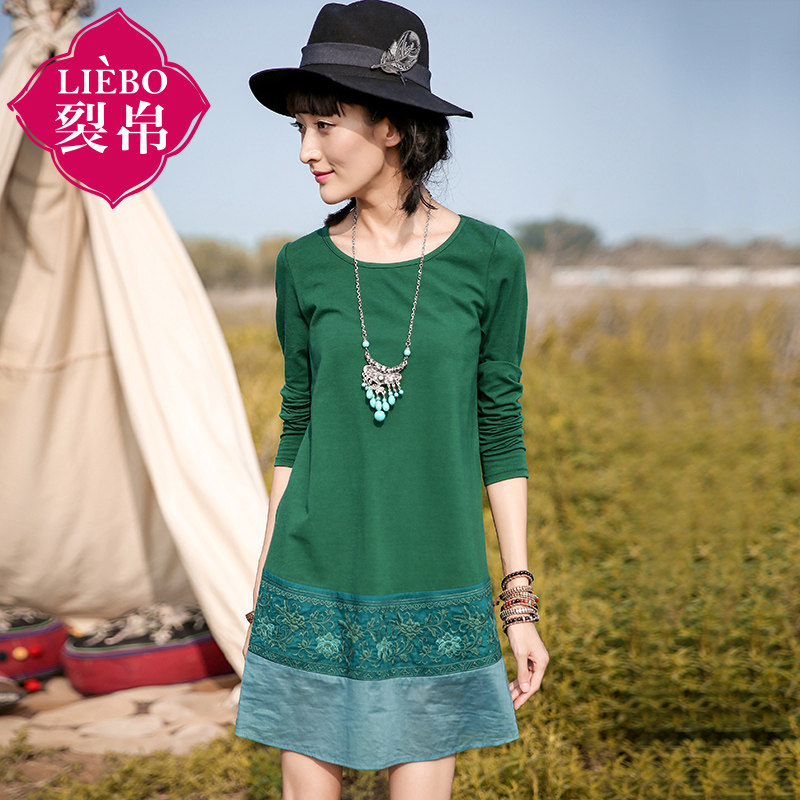 裂帛衣服怎么样是什么牌子_裂帛连衣裙冬款长