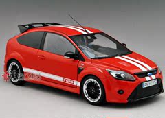 福特福克斯RS FOCUS RS500 尾翼迷你切原厂1:18 合金仿真汽车模型