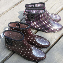 新款雨天照样出彩女式时尚雨鞋水晶果冻雨鞋 雨靴 花园鞋 5色入