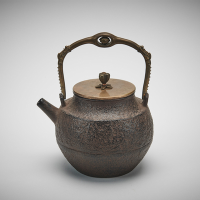 日本盛虎堂铁壶 肌面蚩尤 1.0l 南部铁器