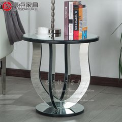 亮点家具 精品镜面茶几 角几 咖啡桌边几 特价包邮 简约现代圆桌