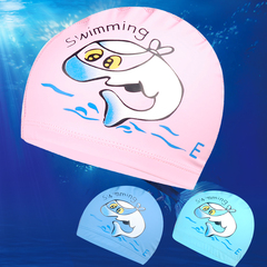 夏季专柜正品防水婴儿童游泳帽男女童宝宝卡通泳帽硅胶环保3-12岁