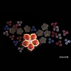 厂家直销 特价混批服装辅料DIY水钻烫钻烫图 春季新款胸前图案066