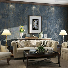 罗马风格复古怀旧墙纸 欧美乡村卧室客厅电视背景墙壁纸斑驳质感