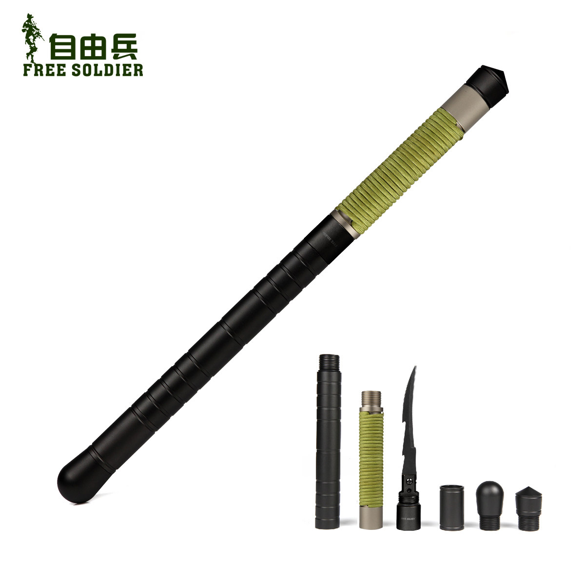 攀谷户外专营店的优惠券大全—户外防身短棍求生多功能工车载棍多功能