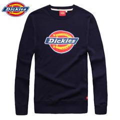 Dickies男女卫衣中性款 圆领套头纯棉卫衣 情侣外套163U30EC01