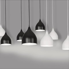 北欧现代简约饭厅LED灯具单头楼梯灯伸缩鱼线灯创意餐厅吧台吊灯