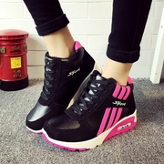 Korean version of the 2015 new thickened add cotton warm winter shoes women''s running shoes high top sneakers women students