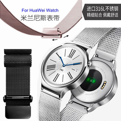 华为watch表带HUAWEI WATCH智能手表表带 华为米兰尼斯不锈钢18mm