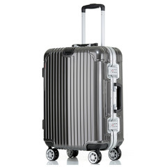 迈奇龙商务拉杆箱包万向轮铝框行李箱男女旅行箱子登机箱20 24寸