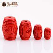 Product margin of GE natural barrel bead lucky bird Totem cinnabar beads dingzhu waist beads DIY insulation Xingyue Bodhi Buddhist prayer beads accessories