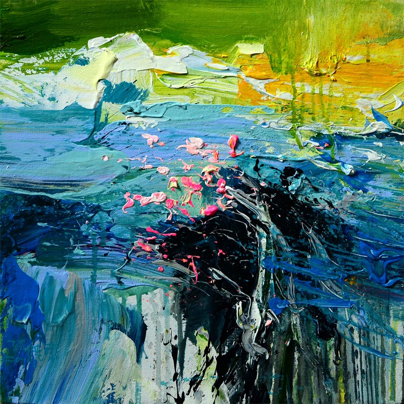 尚画拍卖艺术的故事专场 孙晓东 《意象山水系列三》 布面丙烯 进入该