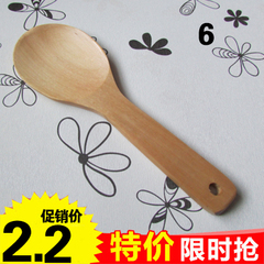木制烹饪木勺厨具韩国木头勺子 实木长柄汤勺饭勺米饭勺粥勺